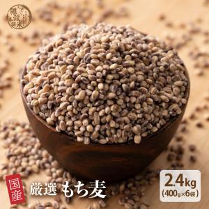 国産 もち麦 2.4kg(400g×6袋) 無添加 無着色 雑穀 雑穀米 ダイエット 置き換え 食品 食物繊維 送料無料 爆買
