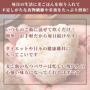 国産 胚芽押麦 800g(400g×2袋) 大...の詳細画像3
