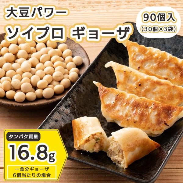 【90個入り】 大豆パワー ソイプロギョーザ 送料無料 冷凍便 冷凍餃子 大豆ミート 餃子 ぎょうざ...