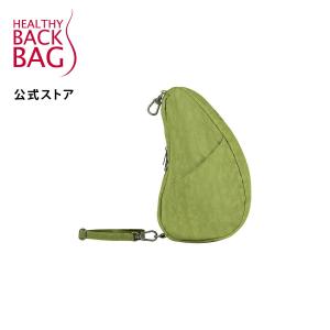 ヘルシーバックバッグ ショルダーバッグ レディース メンズ 斜め掛け  軽い テクスチャードナイロン ラージバッグレット アボカド