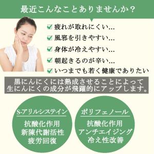 黒ニンニク 熟成 黒にんにく 40gx6袋 無...の詳細画像3