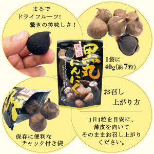 黒ニンニク 熟成 黒にんにく 40gx6袋 無...の詳細画像4