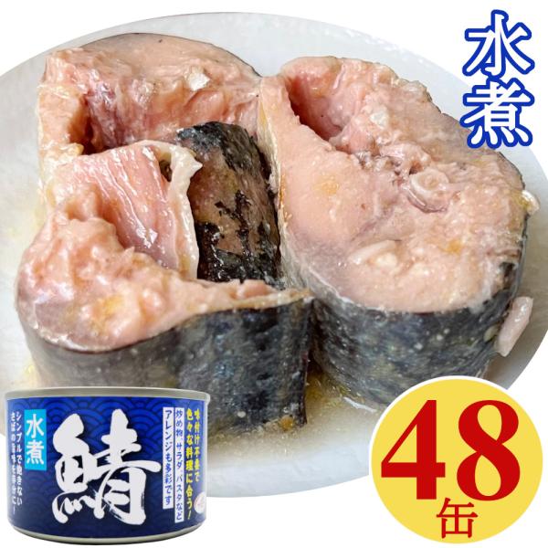 鯖缶 水煮 150gx48缶 サバ 缶詰 さば缶 さばかん 業務用 おつまみセット まとめ買い 送料...
