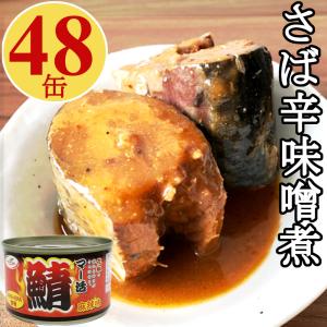 鯖缶 辛味噌煮 200gx48缶 サバ缶 マー活 麻辣味 シビ辛 業務用 花椒と唐辛子 プルトップ缶...