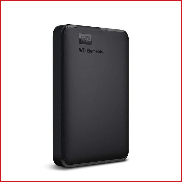 WD HDD ポータブルハードディスク ブラック 2TB WD Elements Portable ...