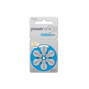パワーワン 人工内耳用電池 インプラントプラス P675 10パックセット