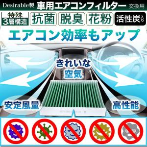 エアコンフィルター 特殊3層構造 活性炭入り ヨタ車 用 アイシス アリオン ウィッシュ サクシードバン サクシードワゴン シエンタ等参考型番DCC1004｜heart-and-product