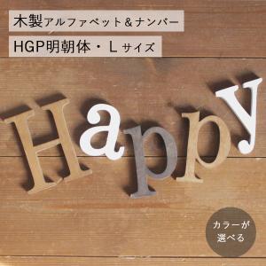 アルファベット 木製 ＨＧＰ明朝体 大文字 小文字 Ｌサイズ (高さ17.5cm基準) 文字 誕生日 記念日 結婚式