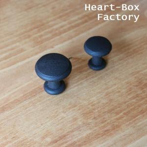 黒染真鍮 ノブ Ａタイプ Ｌサイズ　craft06｜heart-box