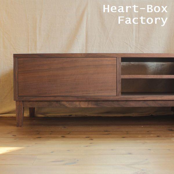 テレビボード ウォールナット材 幅120cm｜ローボード テレビ台 TV台 無垢 モダン シンプル ...