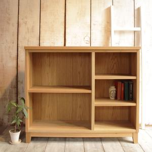 キャビネット ローキャビネット 幅80cm 引き戸 ウォルナット材 無垢材