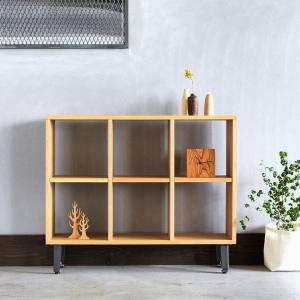 ブックシェルフ オーク材 幅100cm 木製 無垢材 本棚 棚 シェルフ