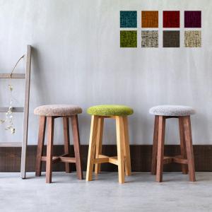 アイアン スツール｜無垢材×アイアン 高さ42cm オーク材 イス 木製