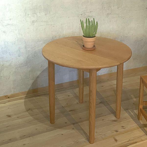 ラウンドテーブル｜樹種が選べる オーク ウォールナット パイン チェリー テーブル 食卓 ダイニング...