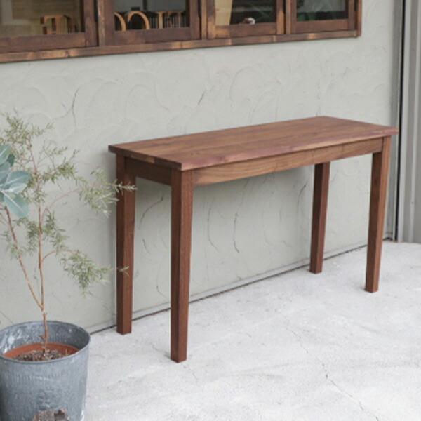 ワイドデスク｜樹種が選べる シンプル 机 幅120cm 無垢 コンパクト デスク 日本製 カウンター...