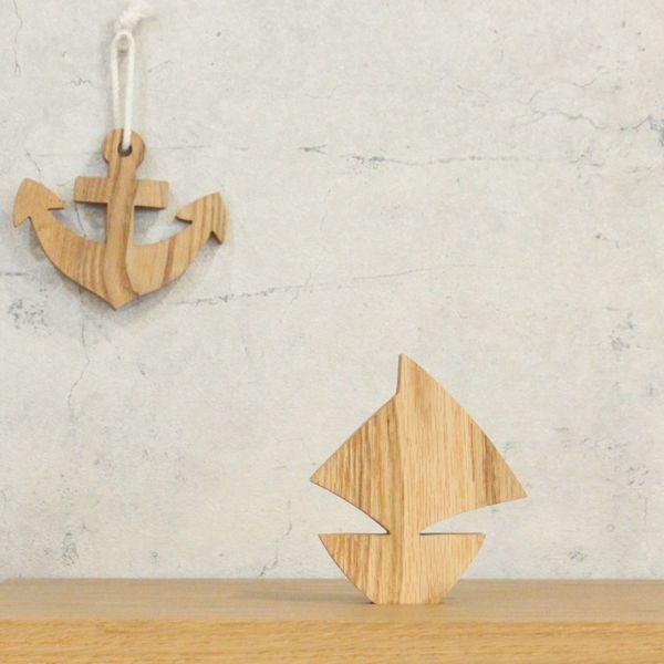 ヨット ナチュラル｜オブジェ 木製 船 帆船 北欧 夏 飾り 北欧雑貨 おしゃれ 無垢材 海 置物 ...