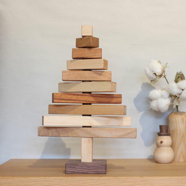 ランダムツリー｜種類おまかせ クリスマス ツリー 木製 北欧 インテリア 飾り オブジェ ナチュラル...