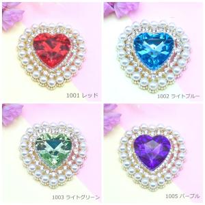 【K-105】シルバー パール ハート ハンド...の詳細画像3
