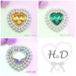 【K-105】シルバー パール ハート ハンド...の詳細画像5