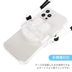 シェル柄 スマホ用 クリップ 選べる形 バック...の詳細画像1