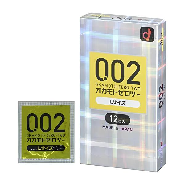 コンドーム オカモト 0.02 ゼロツー 002 Lサイズ 12個入 水系ポリウレタン OKAMOT...