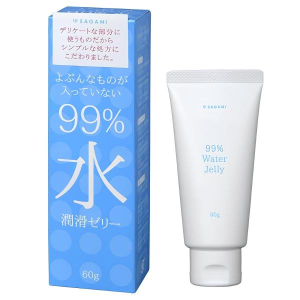 潤滑ゼリー サポート サガミ よぶんなものが入っていない 99%水潤滑ゼリー 60g メール便 コン...