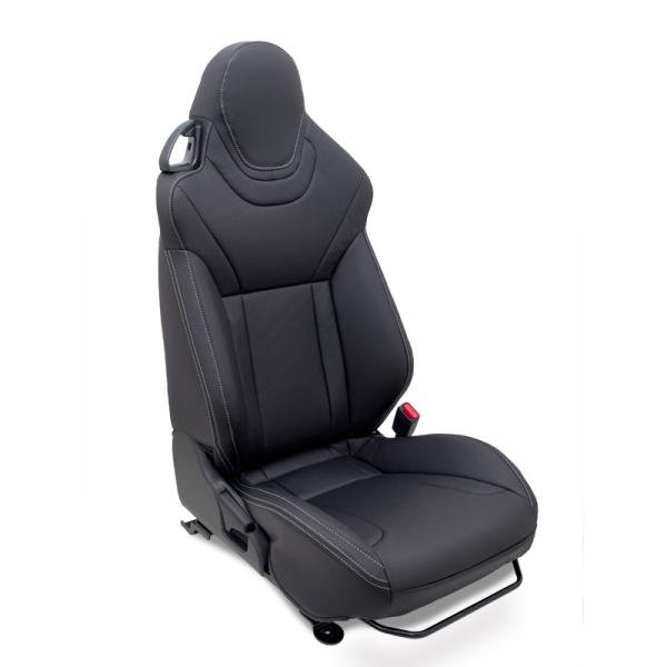 シートカバー コペン LA400K(純正RECARO)(ジーベース デザインシートカバー)ブラック×...