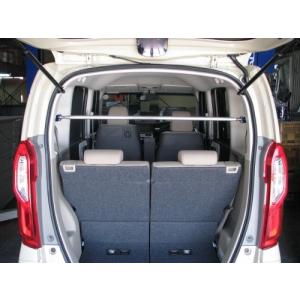 カワイ製作所 リヤピラーバー typeスクエア N-BOX JF6 2023/10〜 4WD