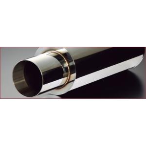 ステンレス砲弾マフラー マーチ K11 (H4/1〜H12/10) 89.1Φ-70Φ（SUS304