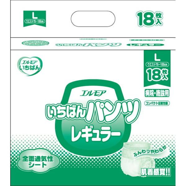 大人用紙おむつ カミ商事 G エルモア いちばんパンツレギュラー L大人用 介護 おむつ 紙オムツ【...