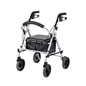カワムラサイクル 屋内外両用 4輪 歩行器 KW41 抑速ブレーキ付きタイプ