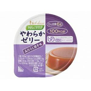 介護食 介護食品 レトルト 老人食 デザート プリン ハウス食品 やさしくラクケア やわらかゼリー みたらし団子味 / 86887 66g [軽減税率]【返品不可】 // E0645｜heartcare