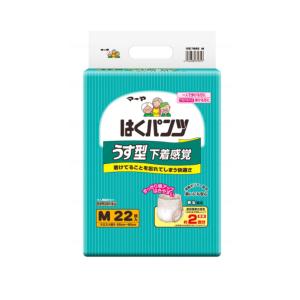 母の日 大人用紙おむつ 介護用品 失禁用品 パンツ 施設 マーヤ はくパンツ うす型下着感覚 M / 3070236 22枚 男女共用【返品不可】 / 881046｜heartcare