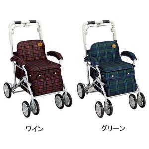 幸和製作所 コンパクト シルバーカー SICP01 アルミ製 花柄 折りたたみ お散歩 札幌市 清田区 平岡 幸和製作所 母の日 【メーカー直送品】シルバーカー カート 軽量 女性
