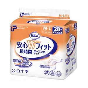 尿とりパッド 大人用紙おむつ 介護 白十字 PU サルバ安心Wフィット M〜L / 35596 28枚【返品不可】 / 929107