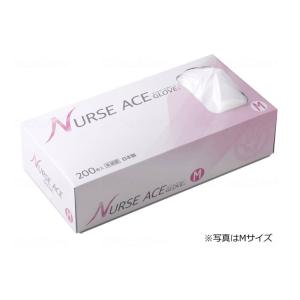 ギフト 敬老の日 プレゼント 介護 福祉 医療 看護 病院 衛生用品 感染対策 手袋 使いすて 使い捨て ナースエースグローブ ナチュラル L【返品不可】 / 912511