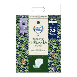 介護用品 病院 施設 消耗品 オムツ 尿パッド エルモア いちばんお茶の力 快適オヤスミパッド 男女...