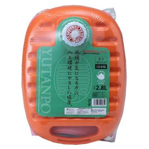 健康 冷え 寒さ対策 秋冬 温かい あったかい あったかグッズ ゆたんぽ 湯タンポ 岩谷マテリアル ポリ湯たんぽ2.8L袋付 YP-28 / 743037