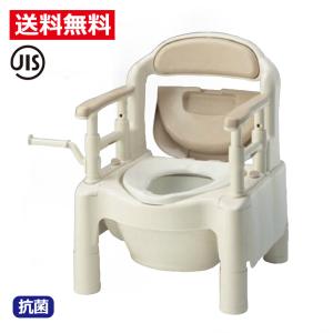 アロン化成 安寿 家具調トイレ コンパクト 標準便座 533-670