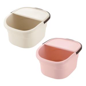 敬老の日 足湯 足浴 バケツ フットバス 深 冷え性 あったか 防寒 リッチェル ハユール フットバスバケツ プレゼント 80代 孫 70代 / 426478｜介護用品専門店ハートケア Yahoo!店
