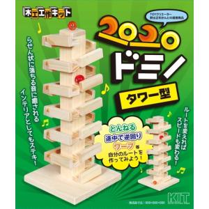 加賀谷木材 コロコロドミノ タワー型 工作 知育玩具