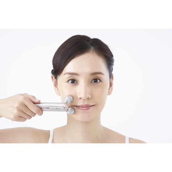 ローラーリフト 美顔器 美顔ローラー EMS 低周波 中周波 表情筋 振動 バイブレーション ドレナ...