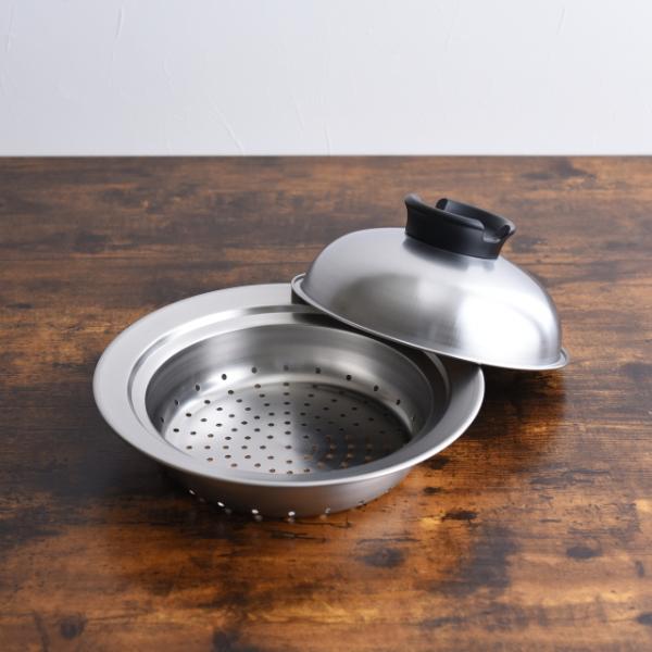 のせるだけ蒸し器 18〜20cm せいろ 蒸し器 調理器具 ステンレス製蒸し器 蒸し料理 蒸し皿 蒸...