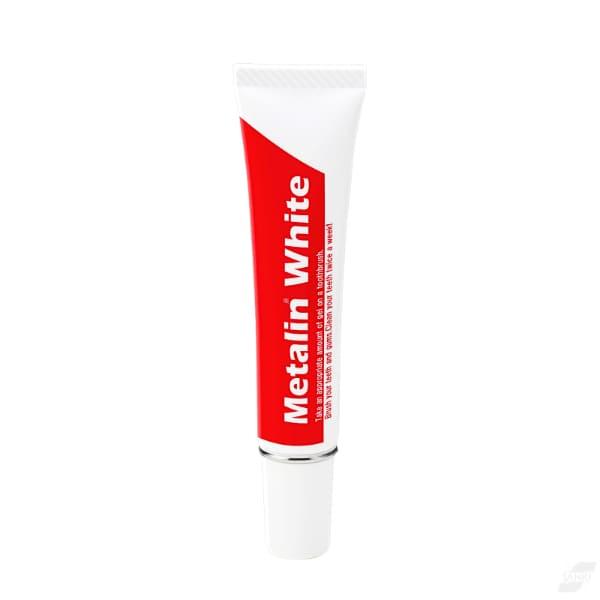 メタリンホワイト 歯みがきジェル 15mL 歯磨きジェル メタリン酸Na配合 重曹配合 ステインケア...