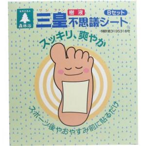 三皇 樹液不思議シート Bセット 24枚(48駒)入 フットケア用品 三皇樹液シート 足裏樹液シート 足裏健康法 樹木 木酢液 ハーブ 足 足裏 樹液シート