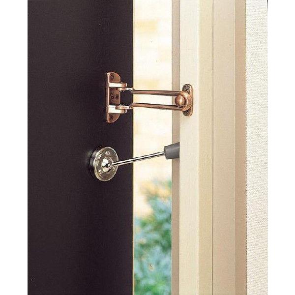 ドアスキッパー2 ドアストッパー ドアキーパー スチールドア 隙間 お部屋 涼風 防犯用品 玄関ドア...