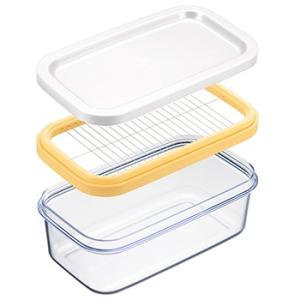 カットできちゃうバターケース 保存容器 バターケース カットできる バター カット スライス 便利 ...