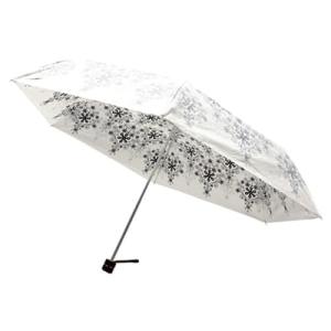 UVION プレミアムホワイト 55ミニ クリスタル 4024 日傘 傘 折りたたみ UVカット 遮...