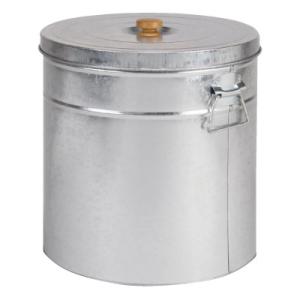 トタン丸型米びつ 30kg 米びつ 保存容器 トタン 保存ケース 丸型 ブリキ 缶 国産 日本製 おしゃれ ライスストッカー フードストッカー