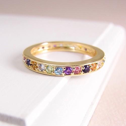 フルエタニティーアミュレットリング ゴールド IC161 指輪 リング レディースジュエリー アクセ...